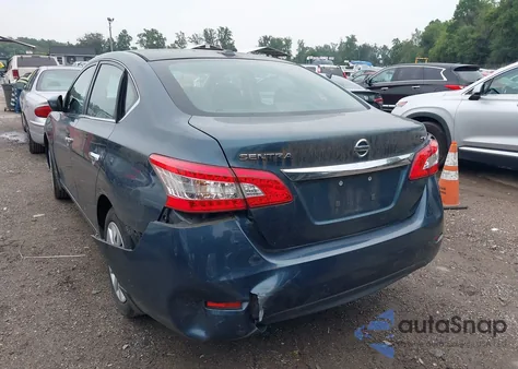 2015 Nissan Sentra Sv z USA, uszkodzony, nr VIN 3N1AB7AP1FY305463